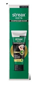 STREAX SHAMPOO HAIR COLOUR 1 NATURAL BLACK