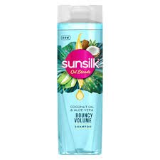 SUNSILK OIL BLENDS BOUNCY VOLUME SHAMPOO 195ML