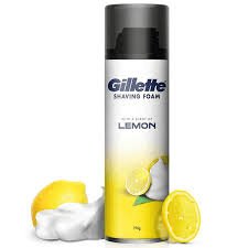 GILLETTE GUARD LEMON SHAVING FOAM 196GM