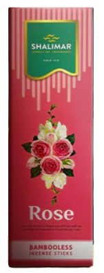 SHALIMAR ROSE BAMBOOLESS AGARBATTI 100GM