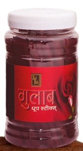 ZED BLACK GULAB PREMIUM DHOOPBATTI 125GM