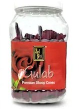 ZED BLACK GULAB DHOOP CONE 110GM