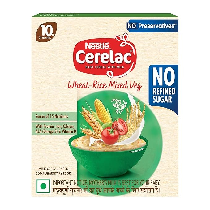 NESTLE CERELAC WHEAT RICE MIXED VEG 300GM