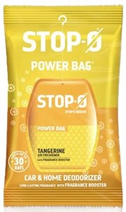 STOP O POWER BAG AIR FRESHNER CAR AND HOME TANGERINE