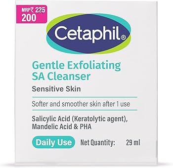 CETAPHIL GENTLE EXFOLIATING SA CLEANSER SENSITIVE SKIN 29ML