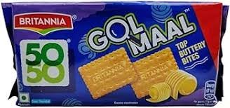 BRITANNIA 50 50 GOL MAAL BISCUIT 185GM