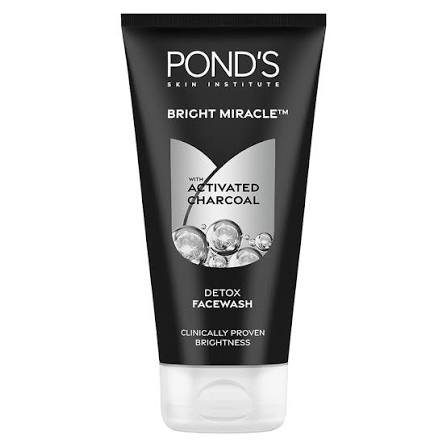 PONDS BRIGHT MIRACLE CHARCOAL FACEWASH 150GM