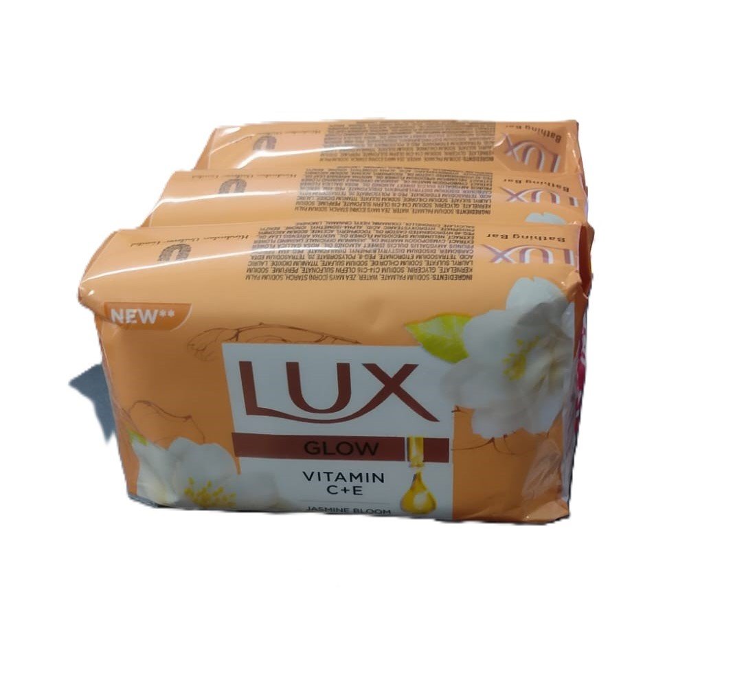 LUX GLOW SOAP VITAMIN C+E 150G SET
