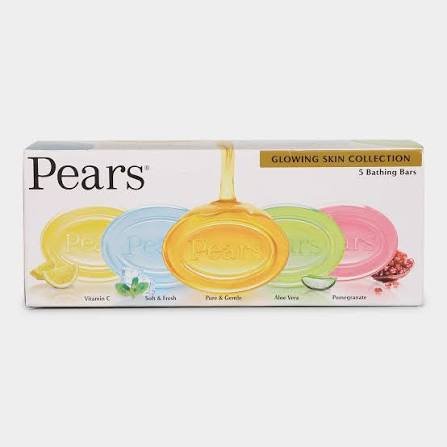 PEARS GLOWING SKIN COLLECTION SOAP 5PCS 625GM