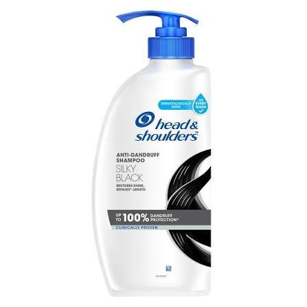 HEAD AND SHOULDERS ANTI DANDRUFF SHAMPOO SILKY BLACK 650ML