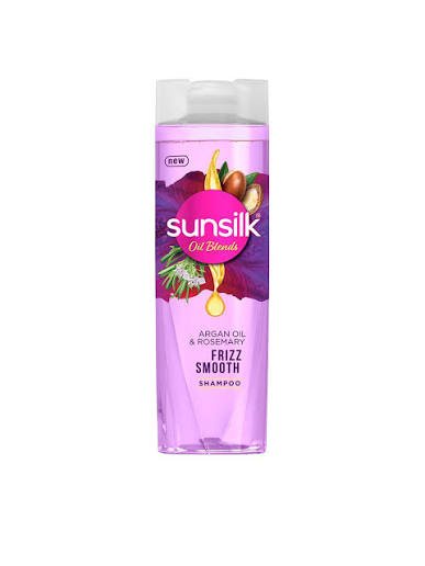SUNSILK OIL BLENDS FRIZZ SMOOTH SHAMPOO 195ML