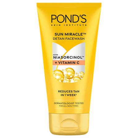 PONDS SUN MIRACLE DETAN FACEWASH 150GM