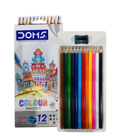 DOMS COLOUR PENCIAL LONG 12 SHADES