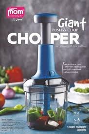 GIANT CHOPPER PUSH&amp;CHOP 1000ML CAPACITY
