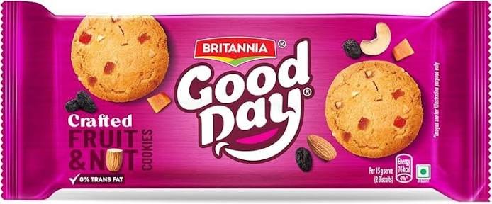 BRITANNIA GOODDAY FRUIT&amp;NUTCOOKIES 450GM