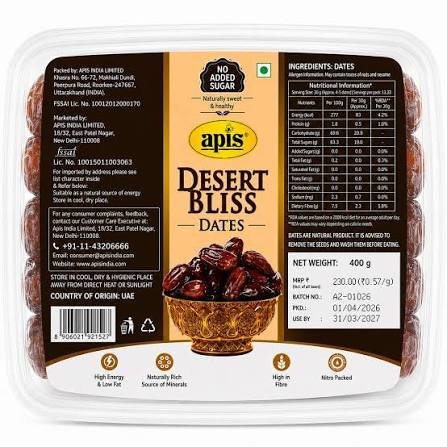 APIS DESERT BLISS DATES 400GM - Photo 2